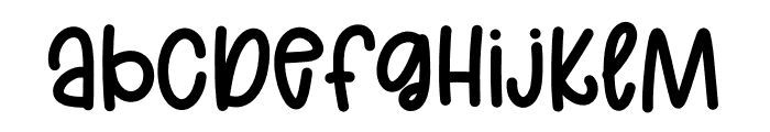 Rainbow Sisters Sans Serif Font LOWERCASE