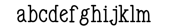 Rainbow20-Regular Font LOWERCASE