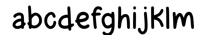 Rainbowhandwriting Font LOWERCASE