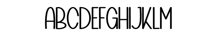 Raindeer Christmas Font UPPERCASE