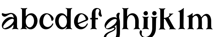 Rainer-Regular Font LOWERCASE