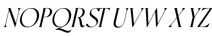 Rainfolk Italic Font UPPERCASE