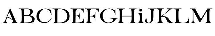 Rainger Serif Font LOWERCASE