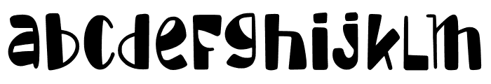 Rainsea Font LOWERCASE