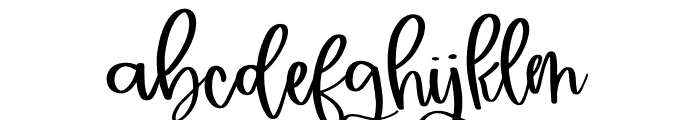 Raintree Regular Font LOWERCASE