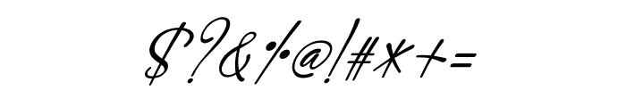 Rajelaz Italic Font OTHER CHARS