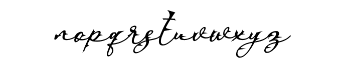 Rajelaz Italic Font LOWERCASE