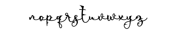 Rajelaz Font LOWERCASE