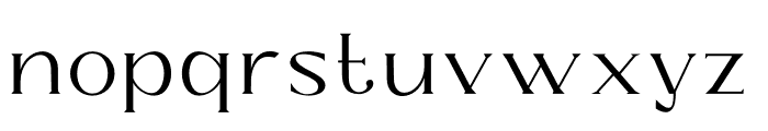 Rajilo Font LOWERCASE