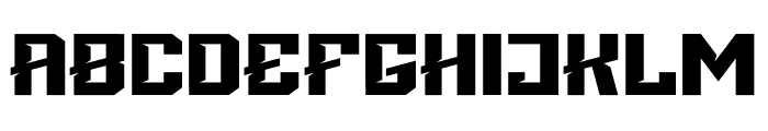 Rakef Font UPPERCASE