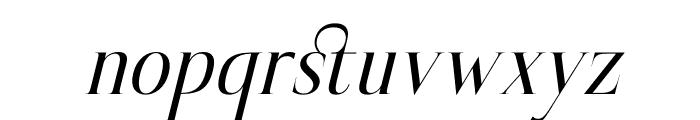 Rakelyn Italic Font LOWERCASE