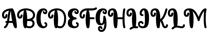 Rakigae Font UPPERCASE