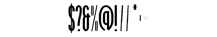 Rakita-Condensed Font OTHER CHARS