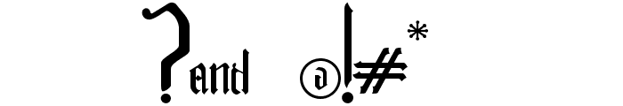 Rakitikar-Regular Font OTHER CHARS