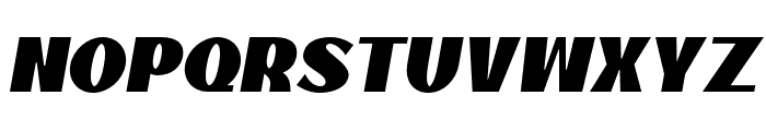 Raktor Oblique Font UPPERCASE