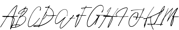 RaleighHandwriting-Regular Font UPPERCASE