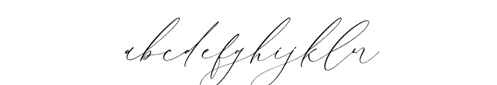 Raligosh Mendophelia Script Italic Font LOWERCASE