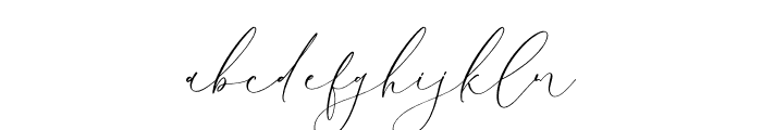 Raligosh Mendophelia Script Font LOWERCASE