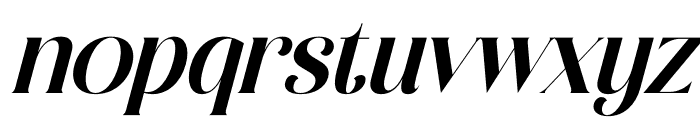 Raligosh Mendophelia Serif Italic Font LOWERCASE