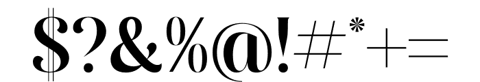 Raligosh Mendophelia Serif Font OTHER CHARS