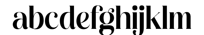 Raligosh Mendophelia Serif Font LOWERCASE