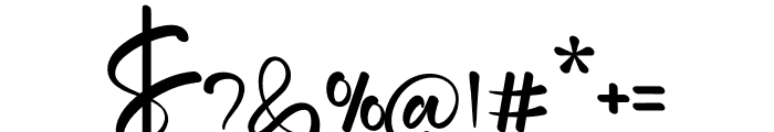 Ralins Script Font OTHER CHARS