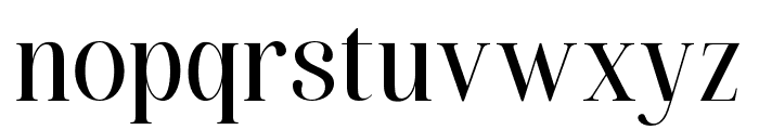 Rallomy Regular Font LOWERCASE