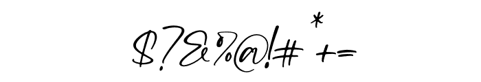 Ralontta Italic Font OTHER CHARS