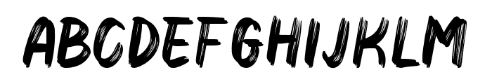 RalphBrushes-Regular Font UPPERCASE