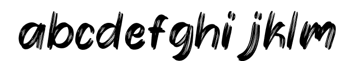 RalphBrushes-Regular Font LOWERCASE