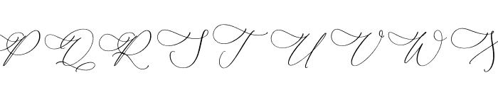 Ralsihten Italic Font UPPERCASE