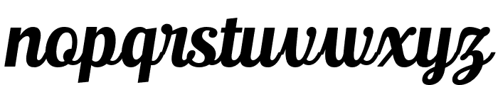 Ralsteda-BoldItalic Font LOWERCASE