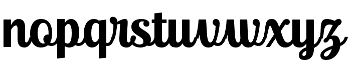 Ralsteda-Bold Font LOWERCASE