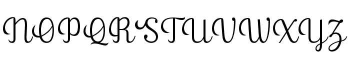 Ralsteda-ExtraLight Font UPPERCASE