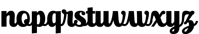 Ralsteda-Heavy Font LOWERCASE