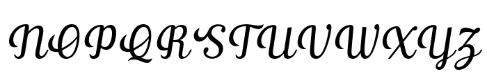 Ralsteda-LightItalic Font UPPERCASE