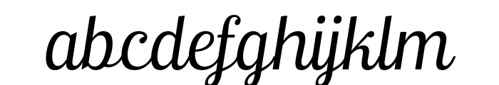 Ralsteda-LightItalic Font LOWERCASE