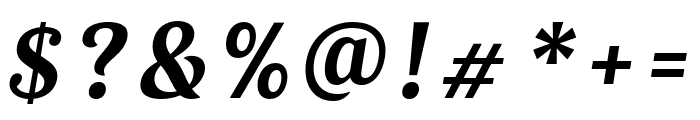 Ralsteda-MediumItalic Font OTHER CHARS