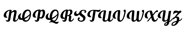 Ralsteda-MediumItalic Font UPPERCASE
