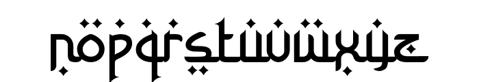 Ramallah Font LOWERCASE