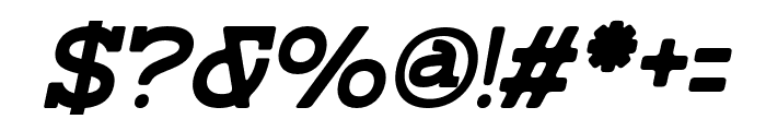 Rambone Italic Font OTHER CHARS
