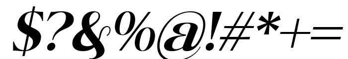 Ramesha Bold Italic Font OTHER CHARS