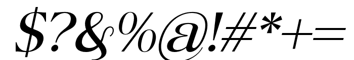 Ramesha-Italic Font OTHER CHARS
