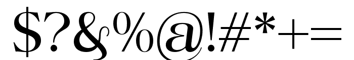 Ramesha-Regular Font OTHER CHARS