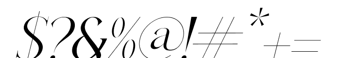 Ramisland Italic Font OTHER CHARS