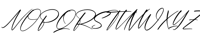 Ramontegral Signature Italic Font UPPERCASE