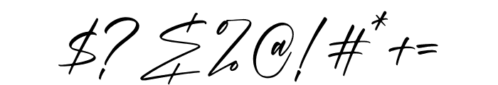 Ramontegral Signature Font OTHER CHARS