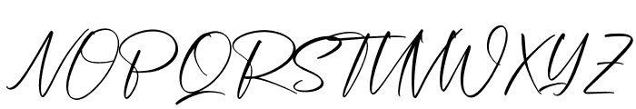 Ramontegral Signature Font UPPERCASE