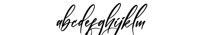 Ramontegral Signature Font LOWERCASE