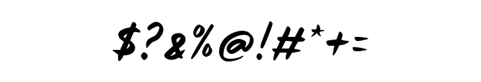 Ramony-Italic Font OTHER CHARS